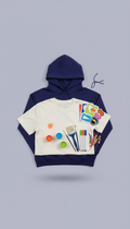 Hoodie Custom Kit with Graffiti Patches
