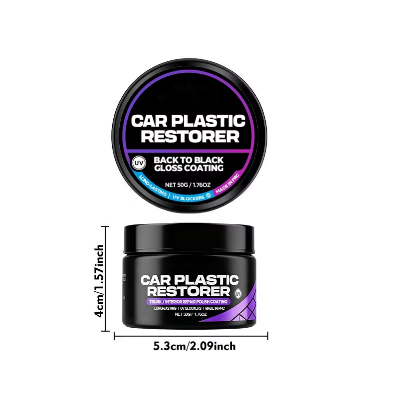 Car Plastic Restorer Back To Black Gloss Auto Interior Leather & Panel Renewal Wax Coating Agent Auto Polish And Repair Coating