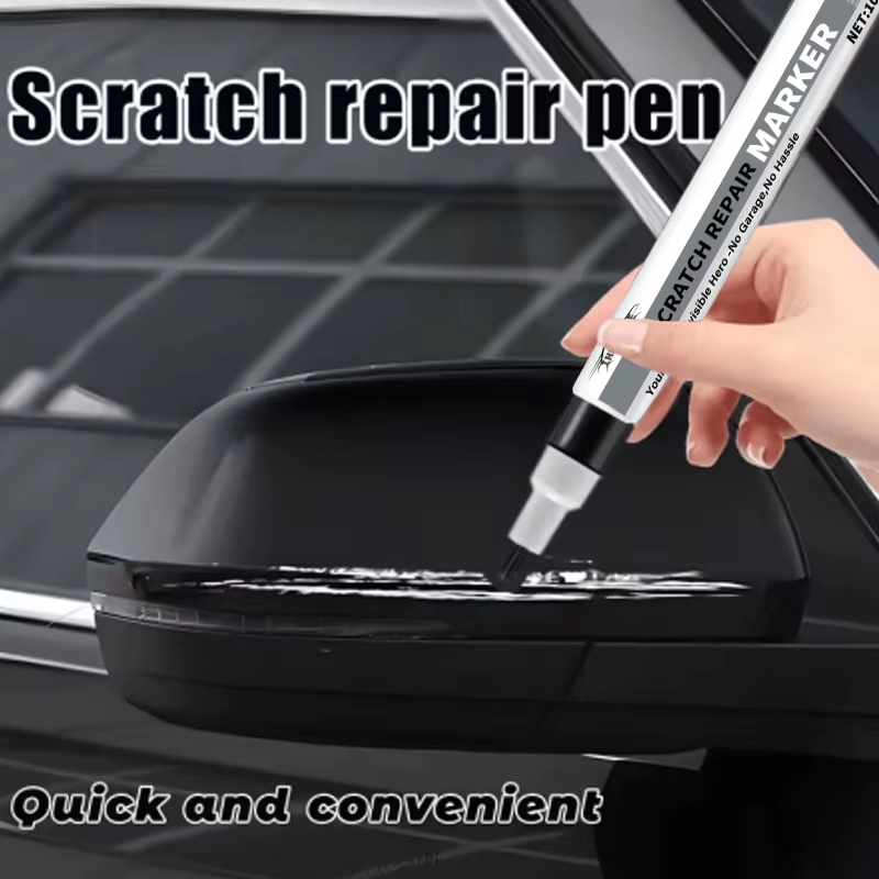 Car Scratch Repair Pen - Self-Use Paint Touch-Up Pen for Cars, Suitable for Repairing Scratches on Dashboards, Car Doors, Trim Strips, Buttons, and Switch Areas Easy to Use, Long-Lasting and Non-Fading, Designed Specifical